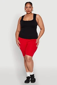 Plus Seamless Square Neck Tank Top