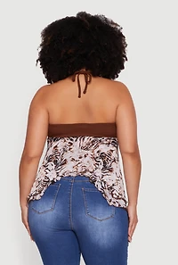 Plus O Ring Sharkbite Hem Halter Top