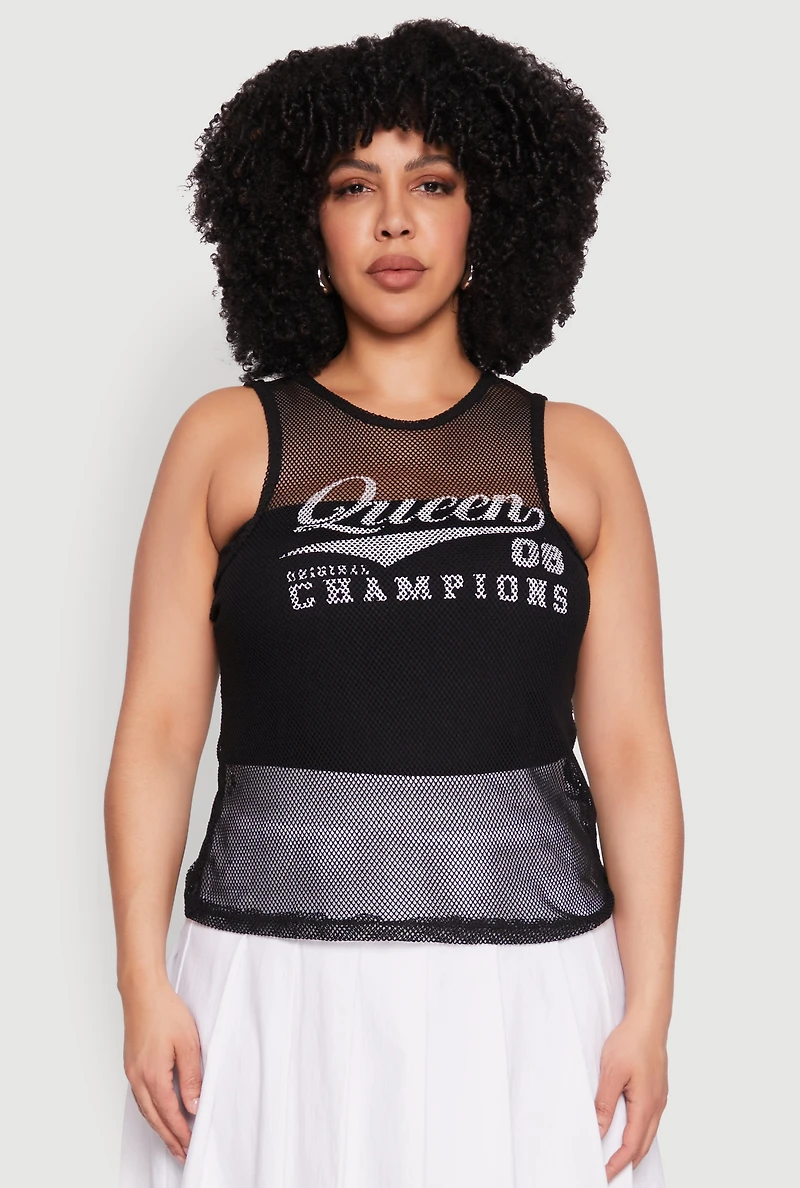 Womens Plus Queen 08 Original Champions Tank Top,