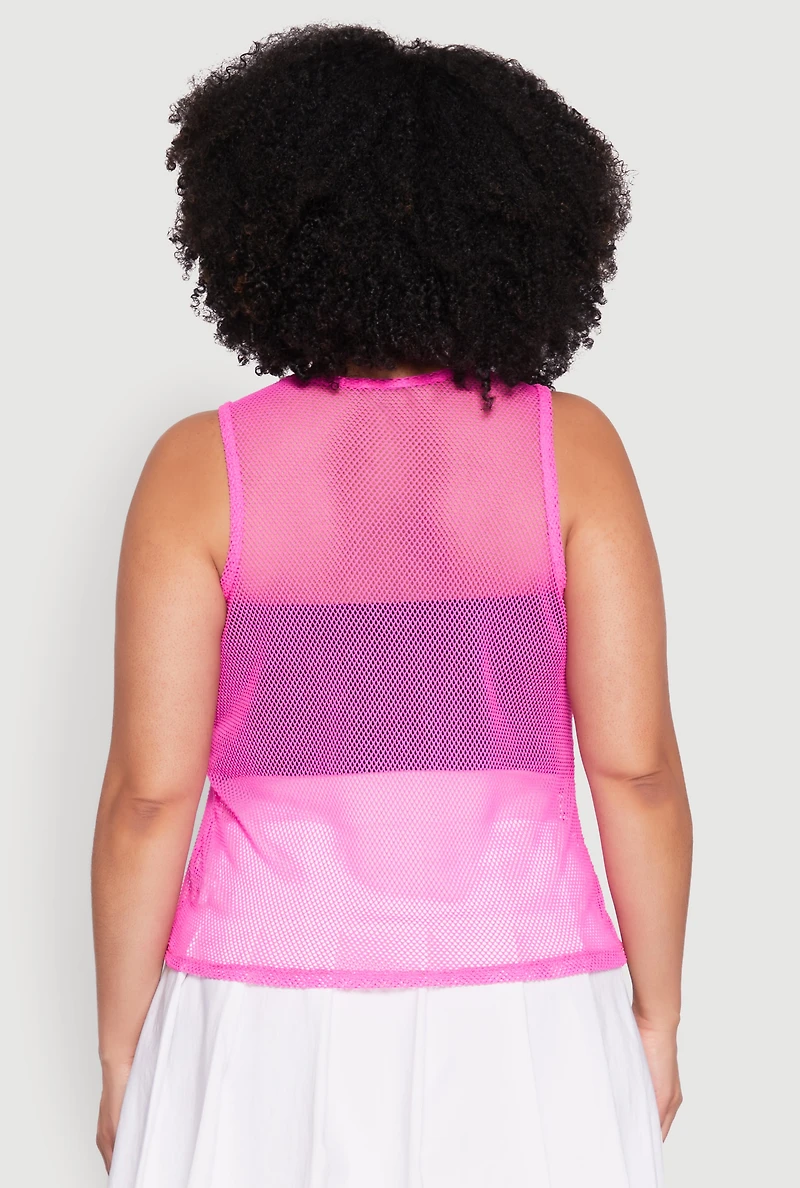 Womens Plus Size Queen 08 Original Champions Tank Top, Pink, Size 1X