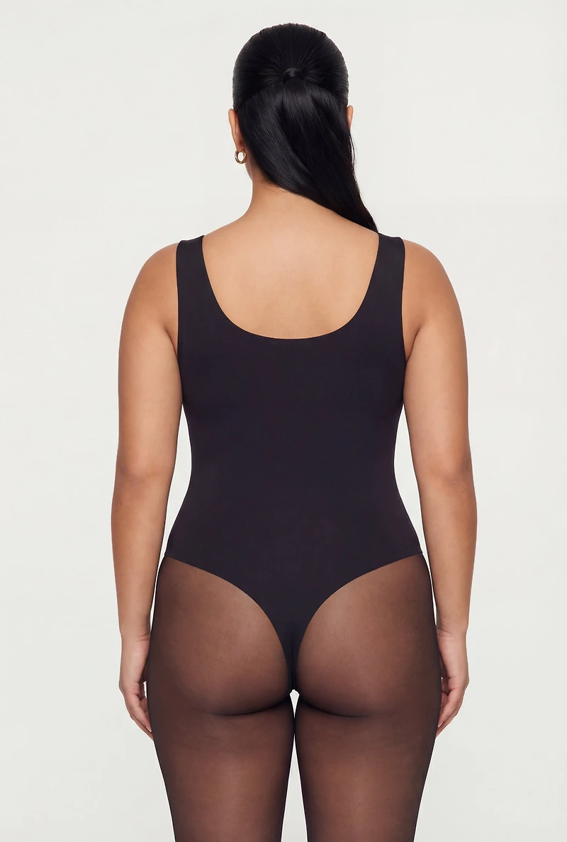 Plus Sleeveless Bodysuit