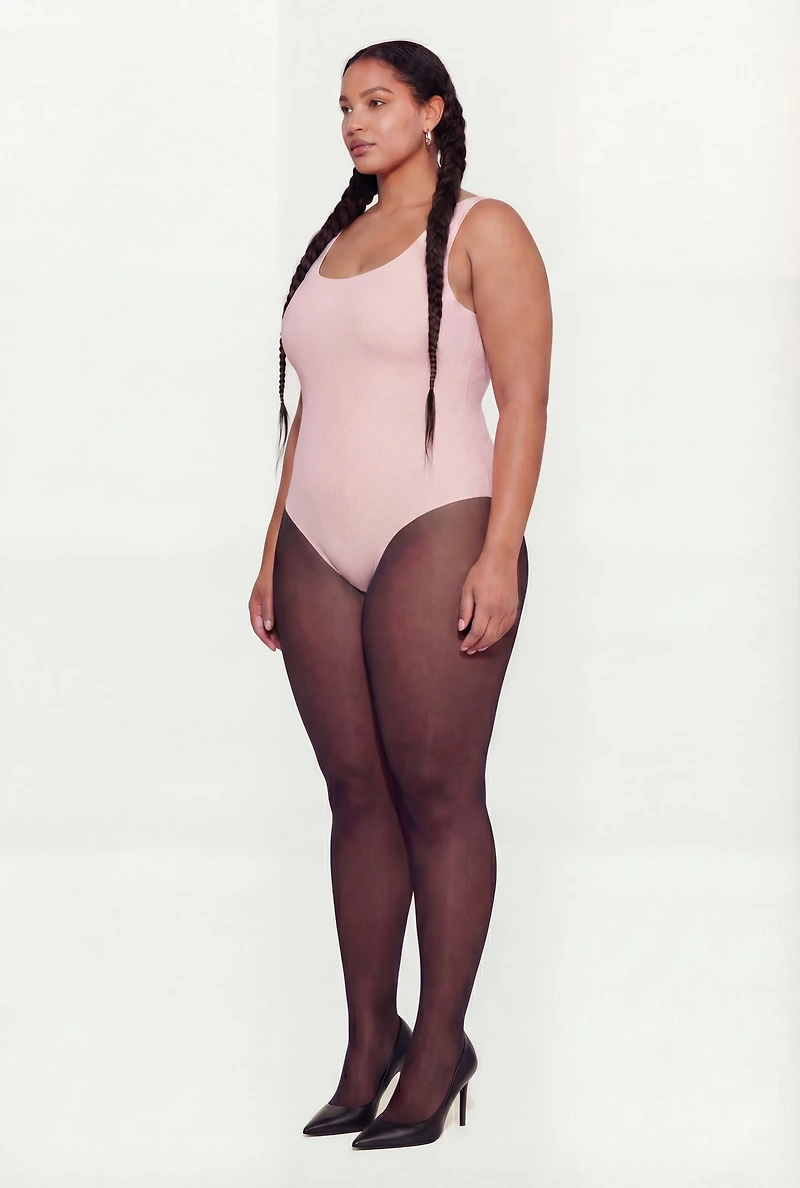 Plus Sleeveless Bodysuit