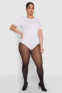 Plus Short Sleeve Bodysuit