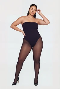 Plus Solid Tube Bodysuit