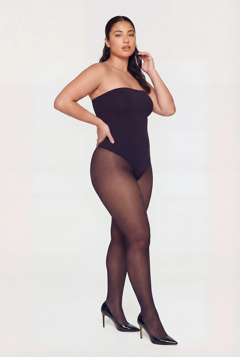 Plus Solid Tube Bodysuit