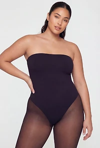 Plus Solid Tube Bodysuit