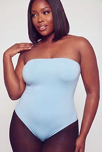 Plus Solid Tube Bodysuit