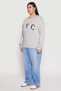 Plus NYC Crew Neck Sweatshirt