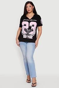 Plus Fearless Dreamer 23 New York Graphic Tee