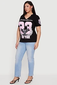 Plus Fearless Dreamer 23 New York Graphic Tee