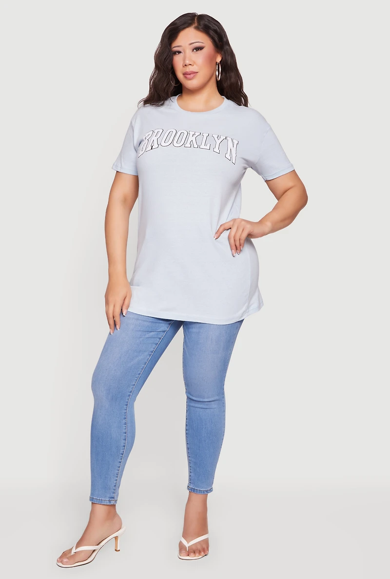 Plus Brooklyn Short Sleeve Graphic Tee