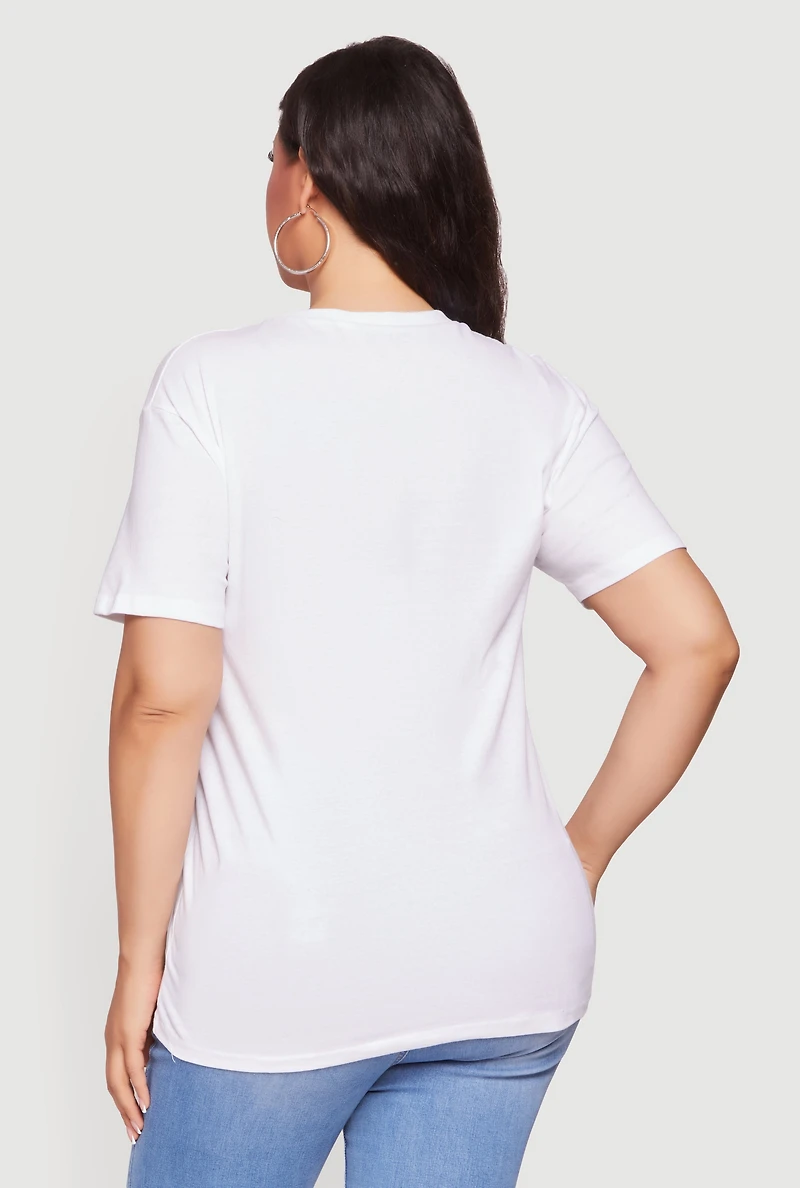 Plus Live Your Best Life Graphic Tee