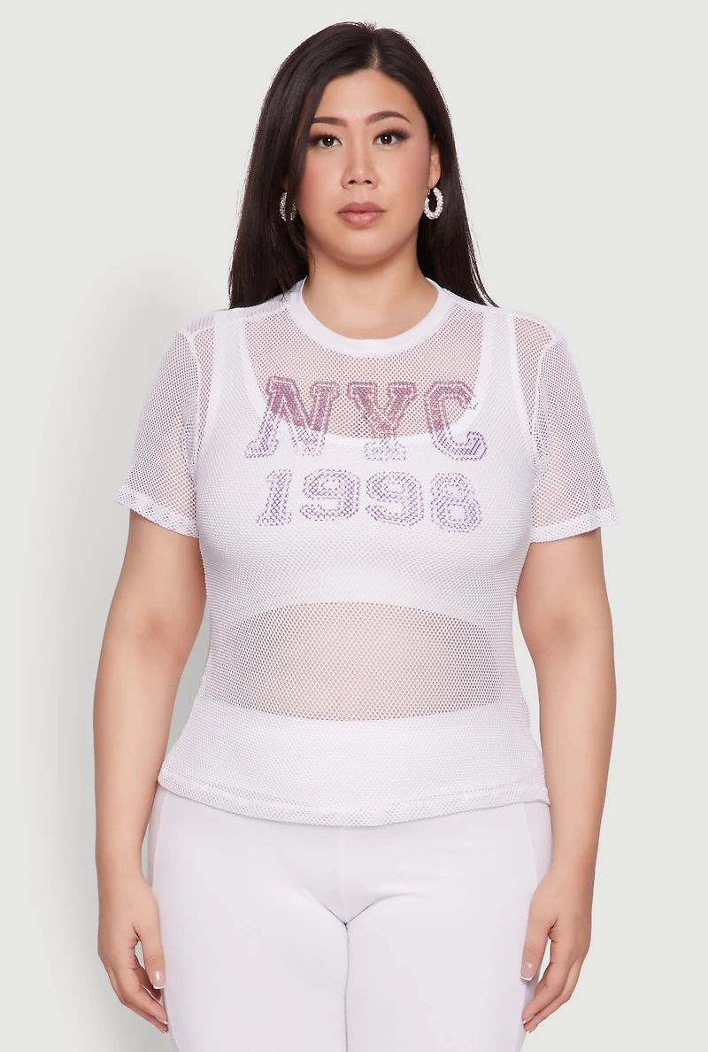 Plus NYC 1998 Fishnet Top