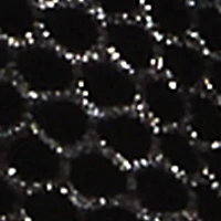 Plus Lurex Fishnet Boss Graphic Baseball Tee