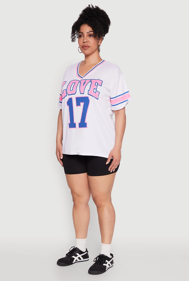Plus Love 17 Football Jersey