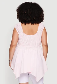 Plus Babydoll Tunic Top