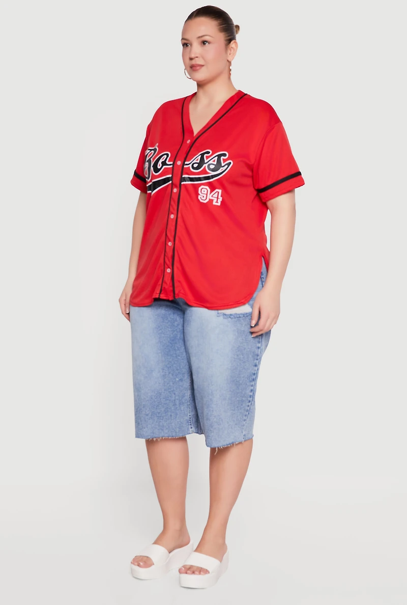 Plus Boss 94 Baseball Jersey