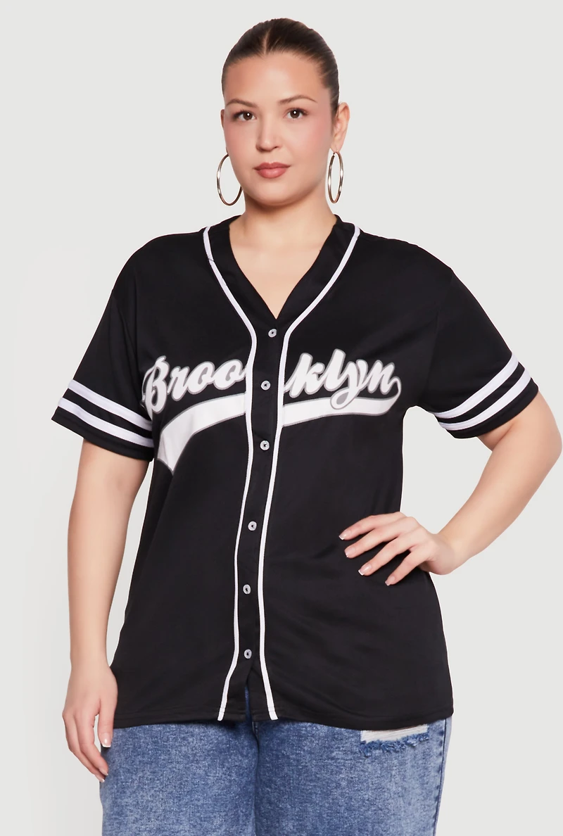 Plus Brooklyn Baseball Jersey