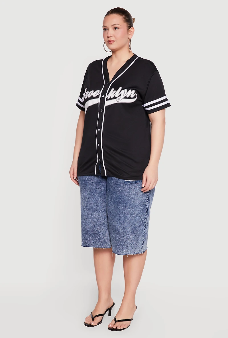 Plus Brooklyn Baseball Jersey