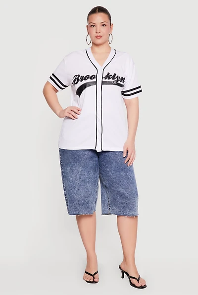 Plus Brooklyn Baseball Jersey