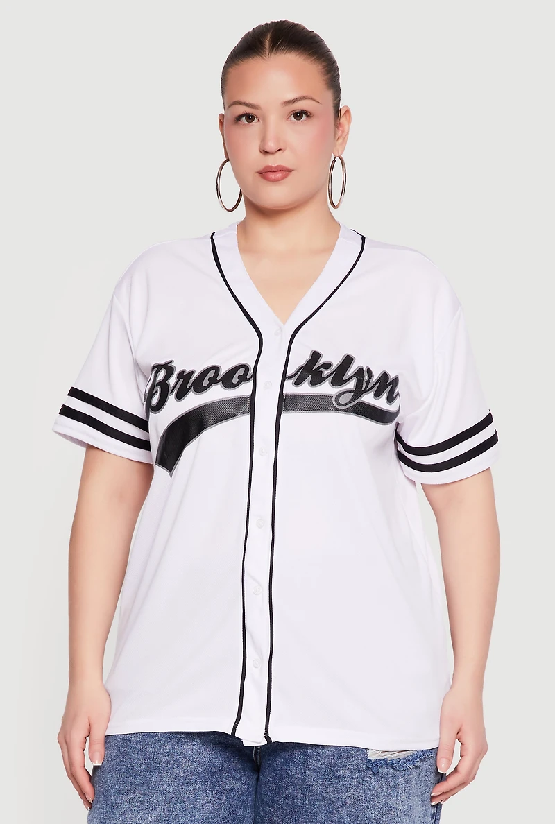 Plus Brooklyn Baseball Jersey