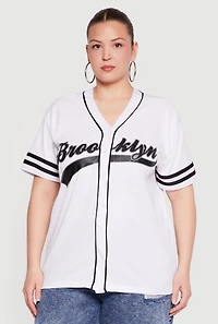 Plus Brooklyn Baseball Jersey