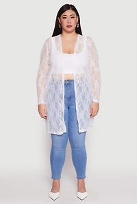 Plus Lace Duster