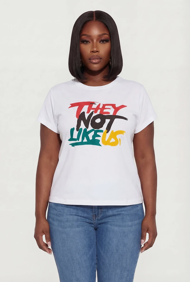 Plus They Not Like Us Graphic Tee