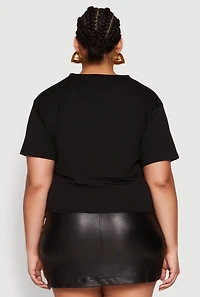 Plus Wild Soul Knot Front Graphic Tee