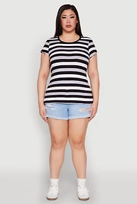 Plus Striped Tee