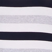 Plus Striped V Neck Tee