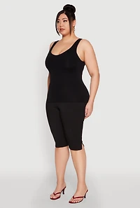 Plus Seamless Shelf Bra Tank Top