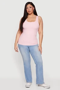 Plus Seamless Double Layered Tank Top