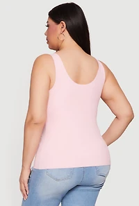 Plus Seamless Double Layered Tank Top