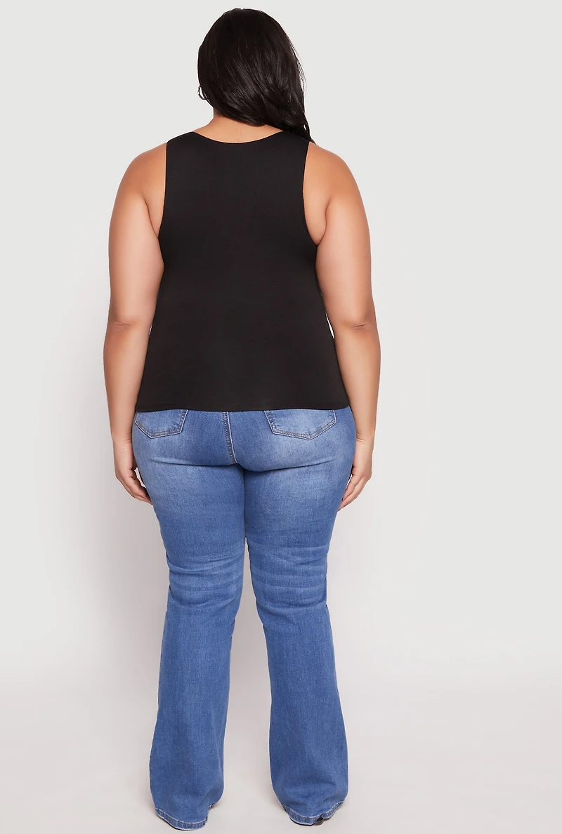 Plus Double Layer Tank Top