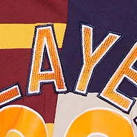 Plus Color Blocked Striped Player Graphic Polo Tee