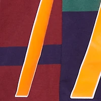 Plus Color Blocked Striped Player Graphic Polo Tee