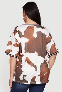 Plus Fearless Graphic Jersey