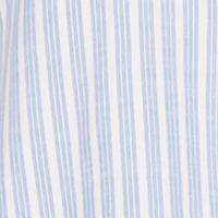 Plus Striped Button Front Shirt