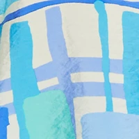 Plus Trendy Patterned Crepe Knit Shorts