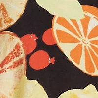 Plus Airy Fruit Print Shirt