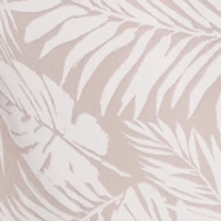 Plus Airy Leaf Print Palazzo Pants