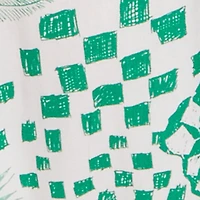 Plus Chic Tie Front Cropped Blouse with Flutter Sleeves