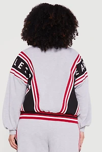 Plus Fearless Graphic Pullover Sweatshirt