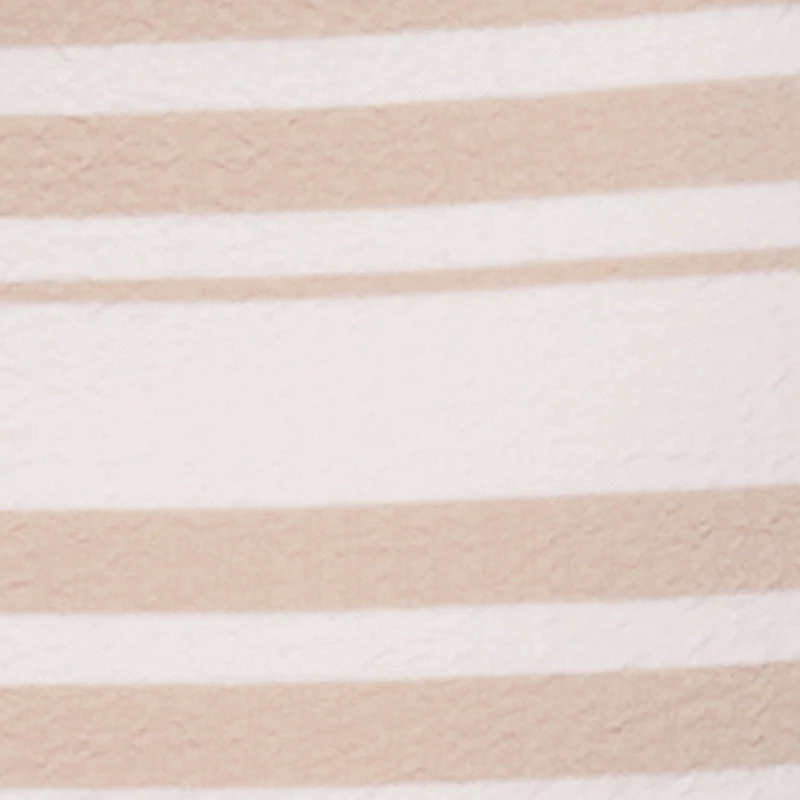 Plus Striped Button Front Halter Top