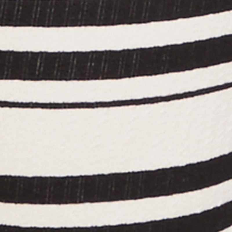 Plus High Waisted Striped Casual Pants