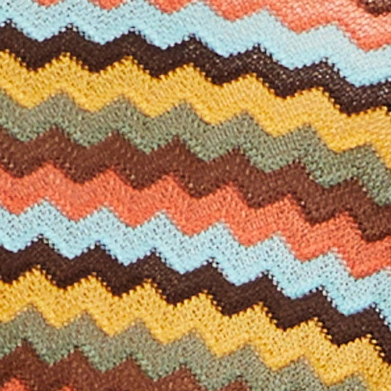 Plus Chevron Striped Button Front Short Sleeve Shirt