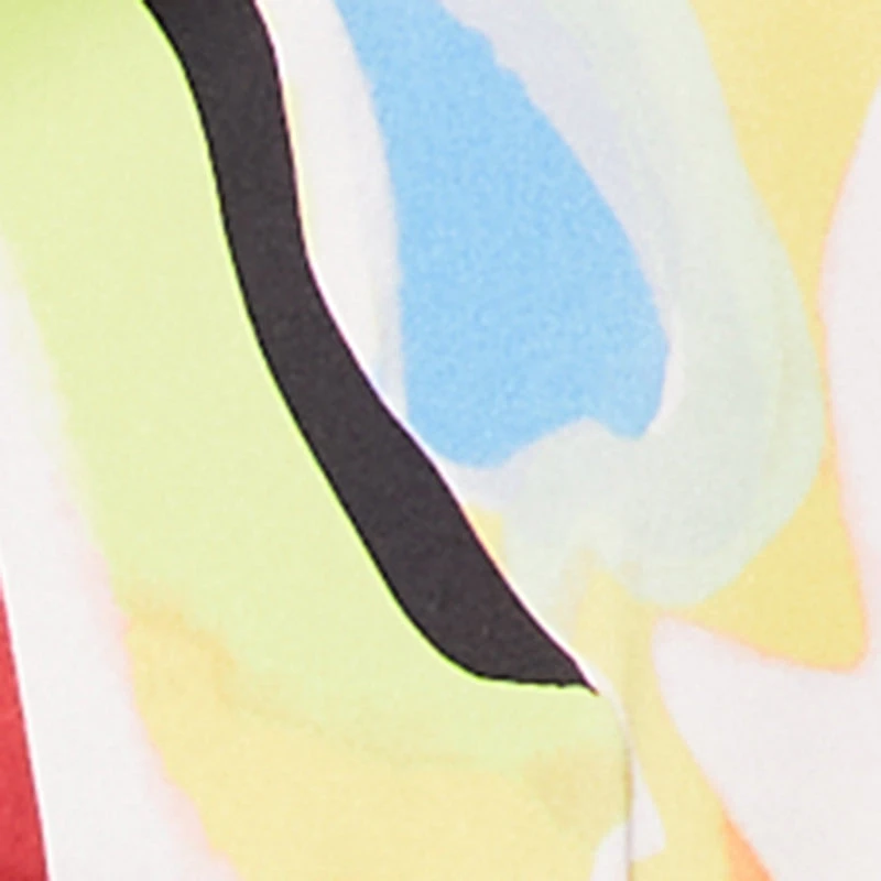 Plus Satin Psychedelic Swirl Palazzo Pants