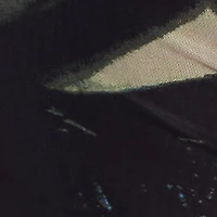 Plus Long Sleeve Mesh Printed Blouse