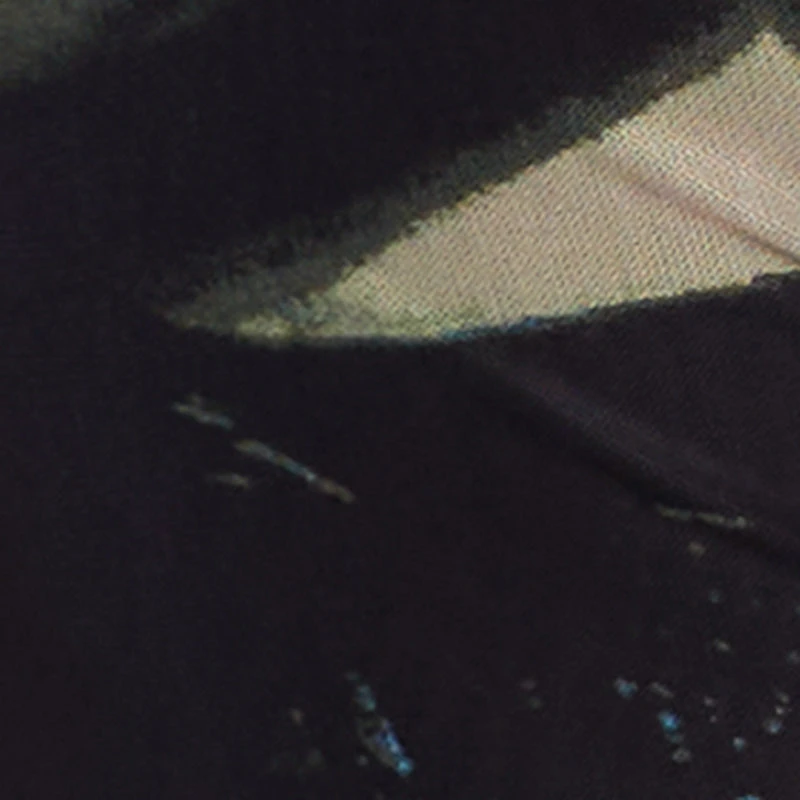 Plus Long Sleeve Mesh Printed Blouse